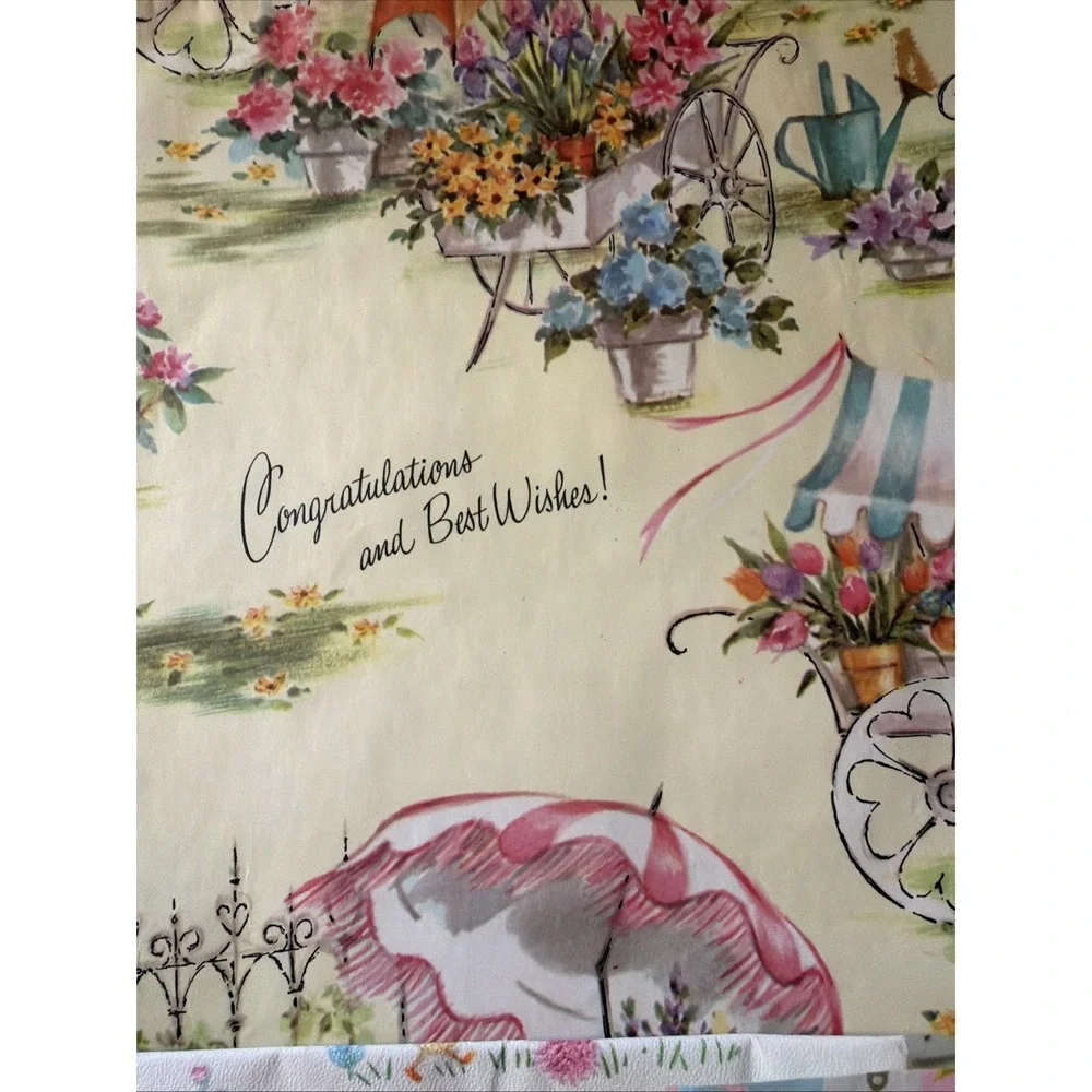 Vtg Bridal & Baby Flat Wrap Sheets, Some New In Package 13 Designs, Amounts Vary